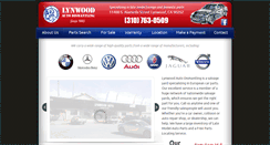 Desktop Screenshot of lynwoodautoparts.com