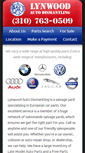 Mobile Screenshot of lynwoodautoparts.com